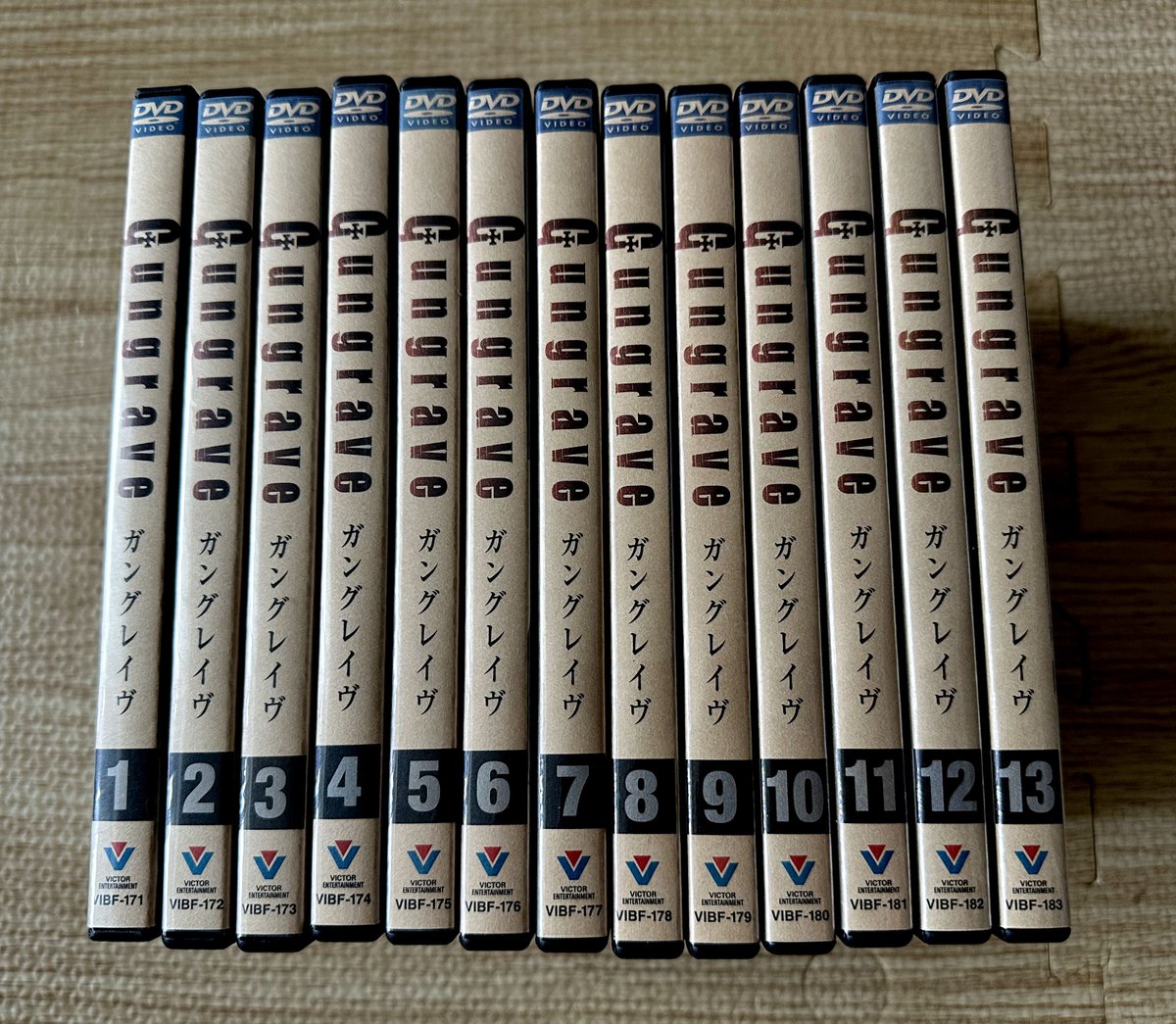 DVD□ガングレイヴ Gungrave 全13巻 収納BOXつき□ ガングレイヴ 初回