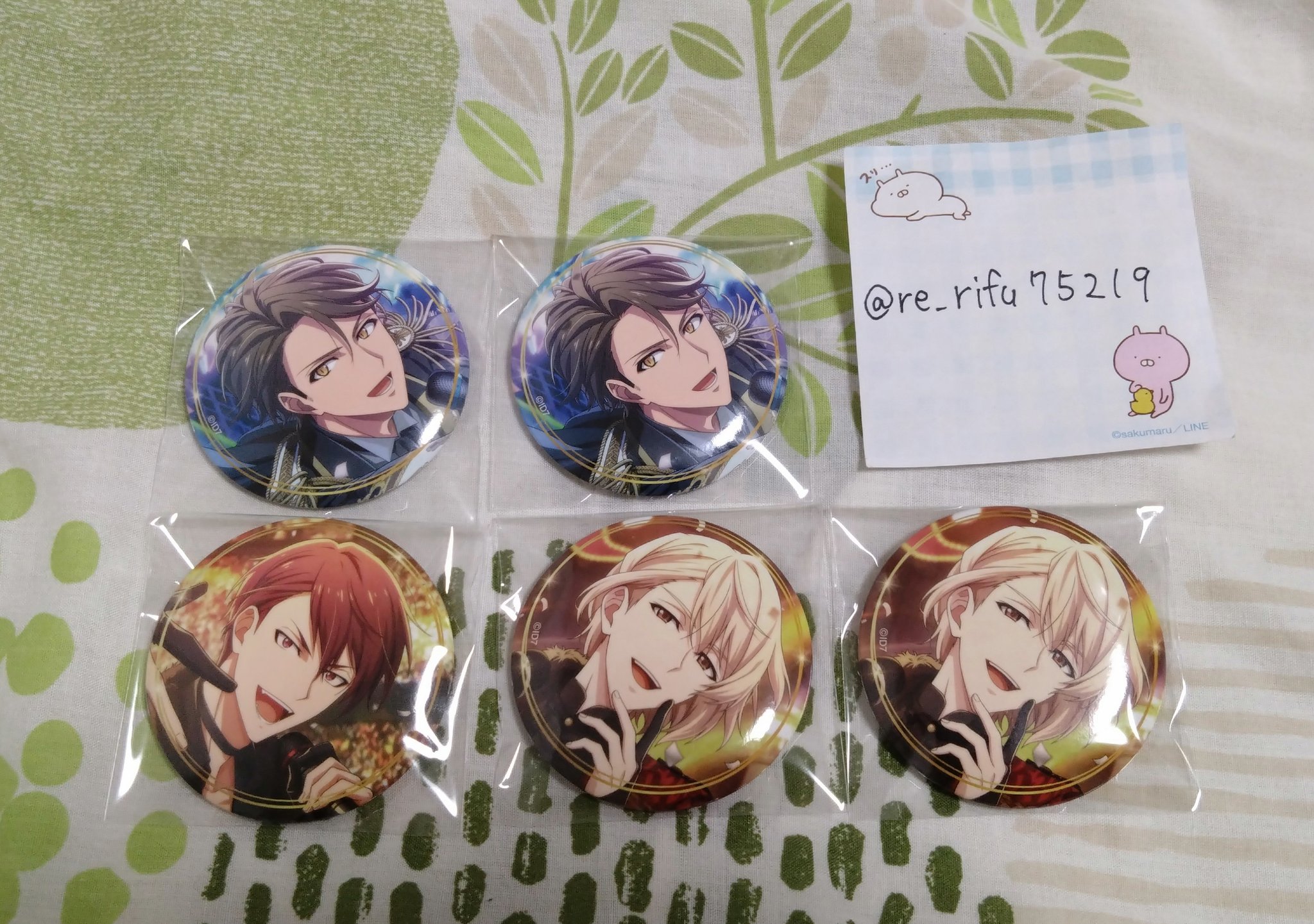 アイナナ アイスタ IDOL STAR LIVE 缶バッジ 四葉環 アイナナ アイスタ