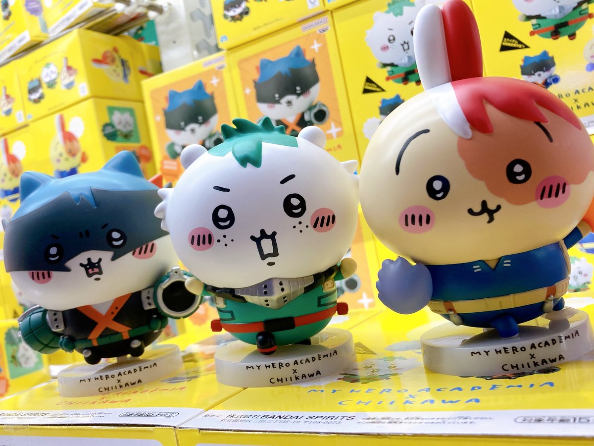 僕のヒーローアカデミア×ちいかわ フィギュア」 #緑谷出久×ちいかわ