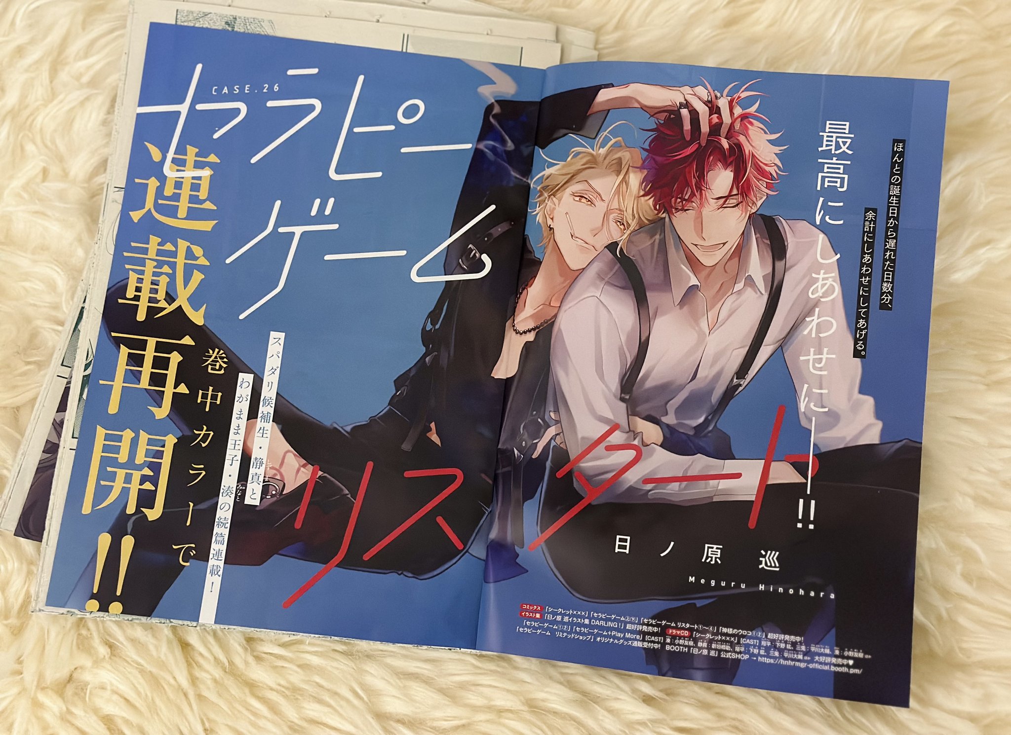 セラピーゲーム 日ノ原巡 ボーイズラブ BL 漫画 商業BL まとめ売り