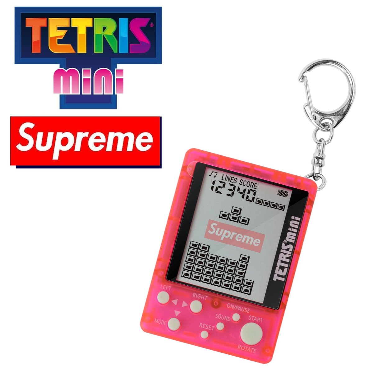 Supreme Tetris Mini ※気軽に持ち運びできる携帯ゲーム「テトリスミニ