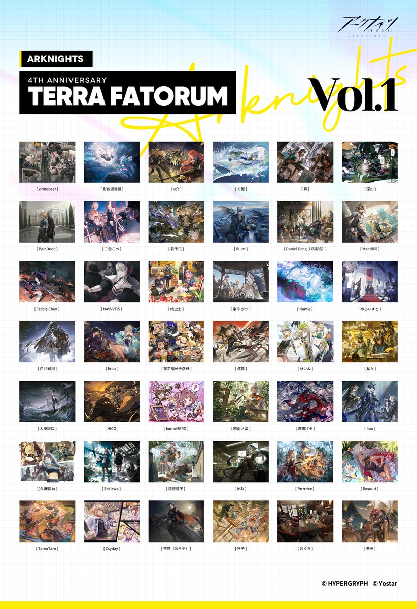 グッズ紹介】 アークナイツ4周年記念イラスト集『4THアニバーサリー