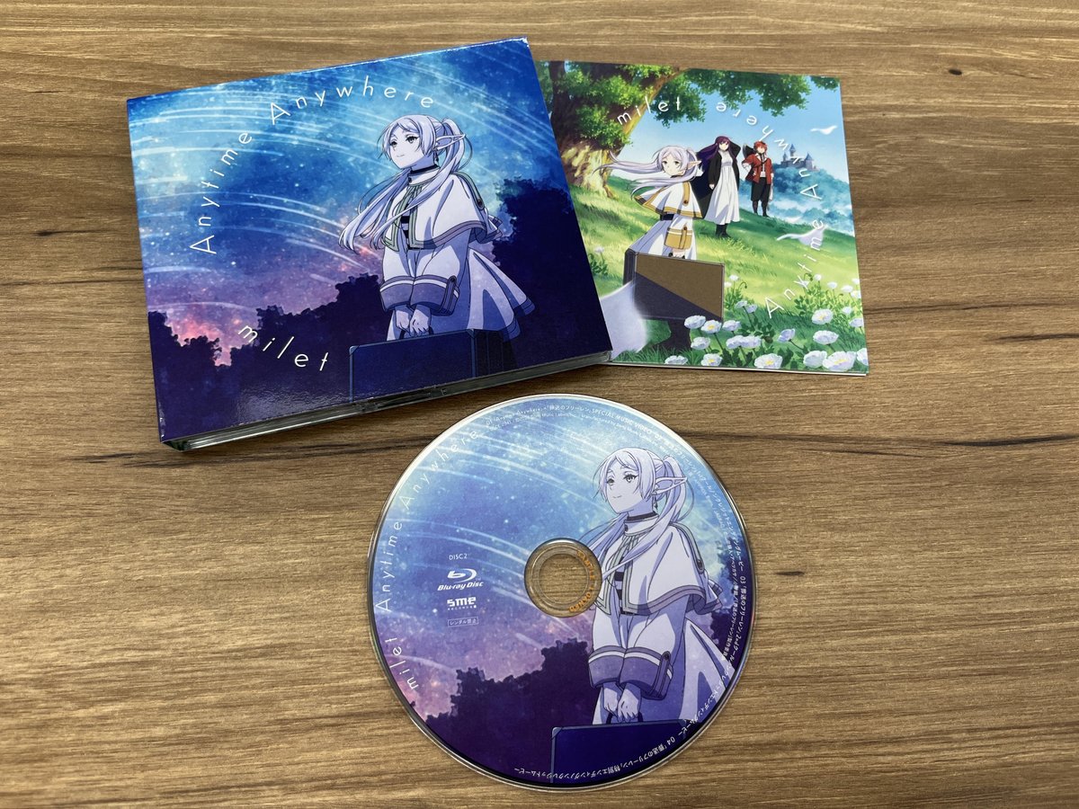 milet 「Anytime Anywhere 」 CD本日発売🪄 期間生産限定盤は