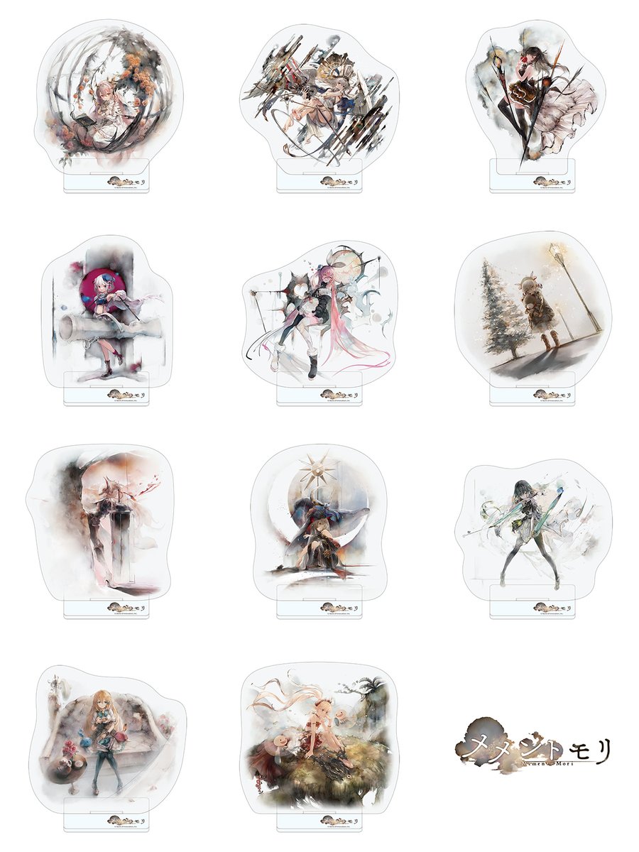 新グッズ公開】 現在販売中のアクスタと缶バッジに、キャラクターの