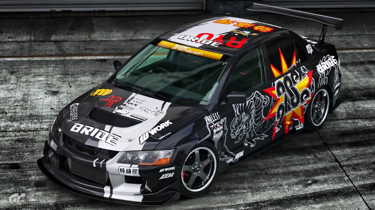 今回作成したIvan Tarkovskyの EVO Ⅸのリバリーでグリップ2種類