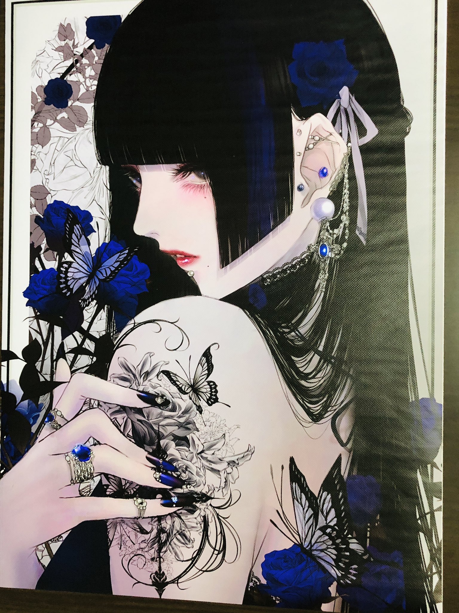 月月恵「毒の花」アート作品 90/135 恵 皐月 毒の花 by Post |