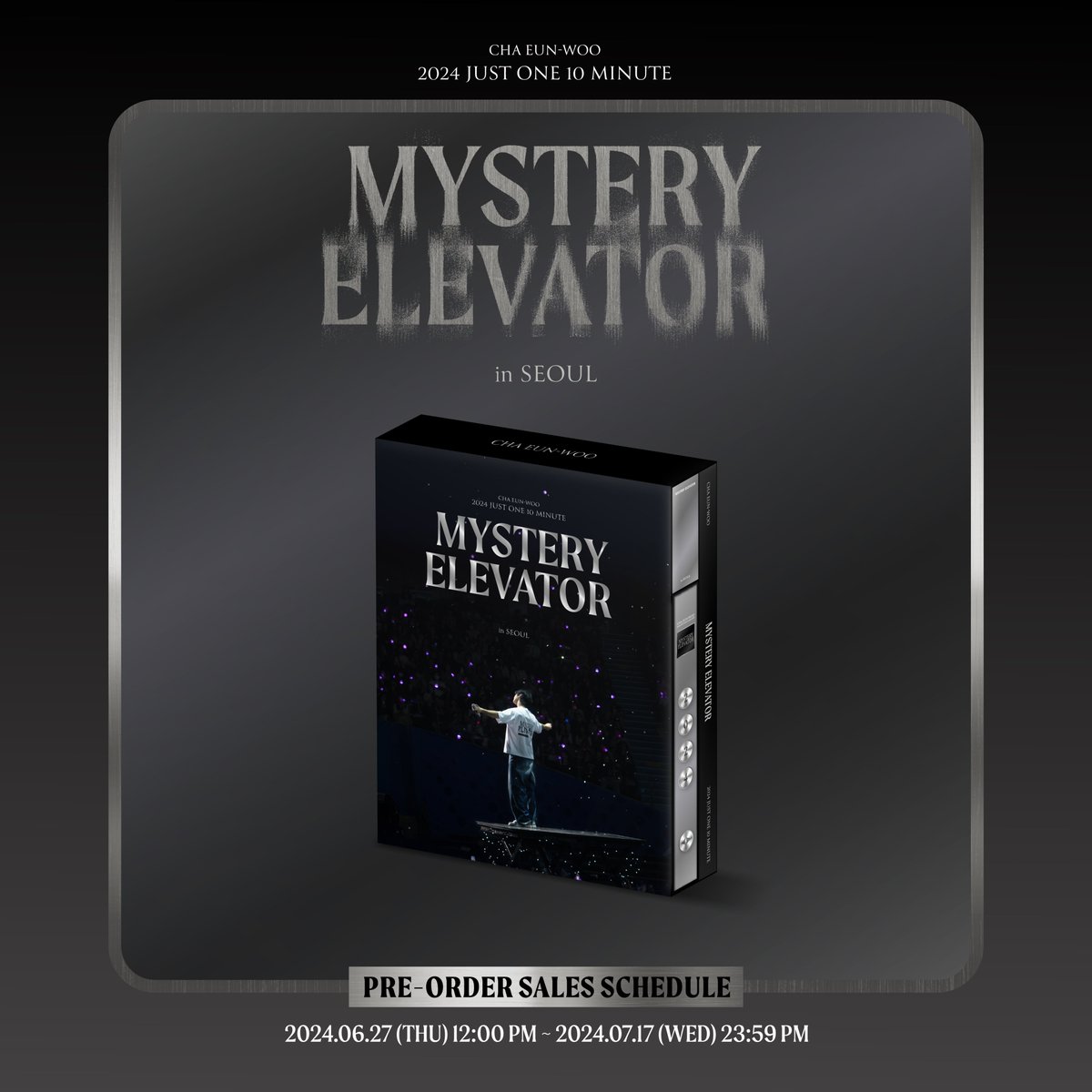 チャウヌ MYSTERY ELEVATOR in Seoul DVD Cha Eun-Woo 2024 Just One