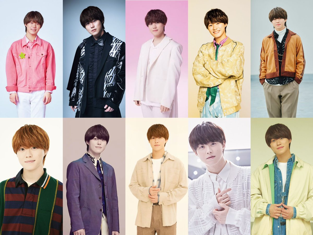 大橋くんのデビュー後歴代アー写‼️💚 #なにわ男子 #大橋和也