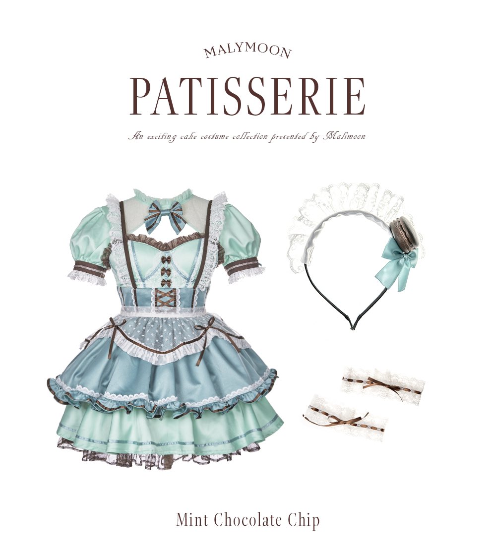 𝑀𝐴𝐿𝑌𝑀𝑂𝑂𝑁 𝑃𝐴𝑇𝐼𝑆𝑆𝐸𝑅𝐼𝐸🧁🩵 上品で涼しげなチョコ