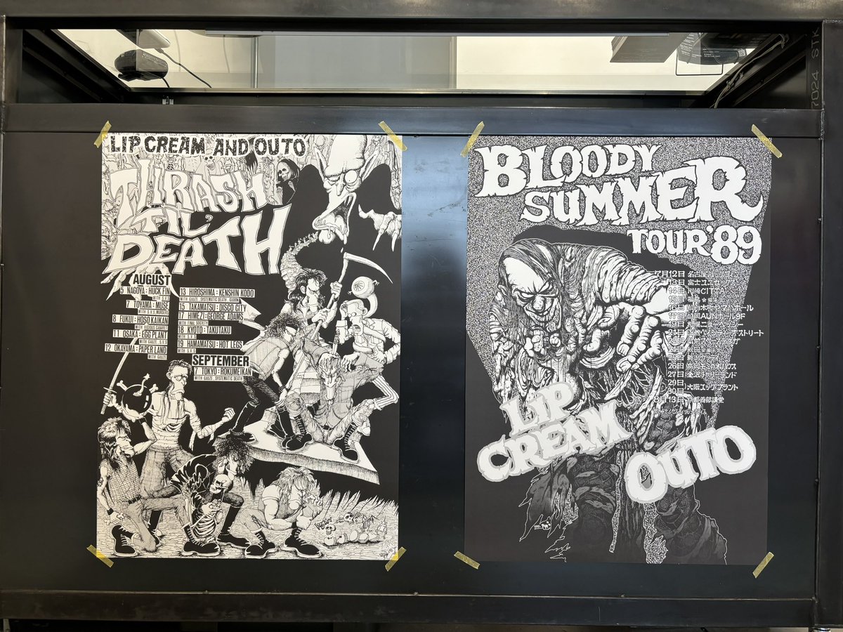 激稀少ポスター/OUTO/NO・WAY・OUT/TOM/ポスターフレーム付 激稀少