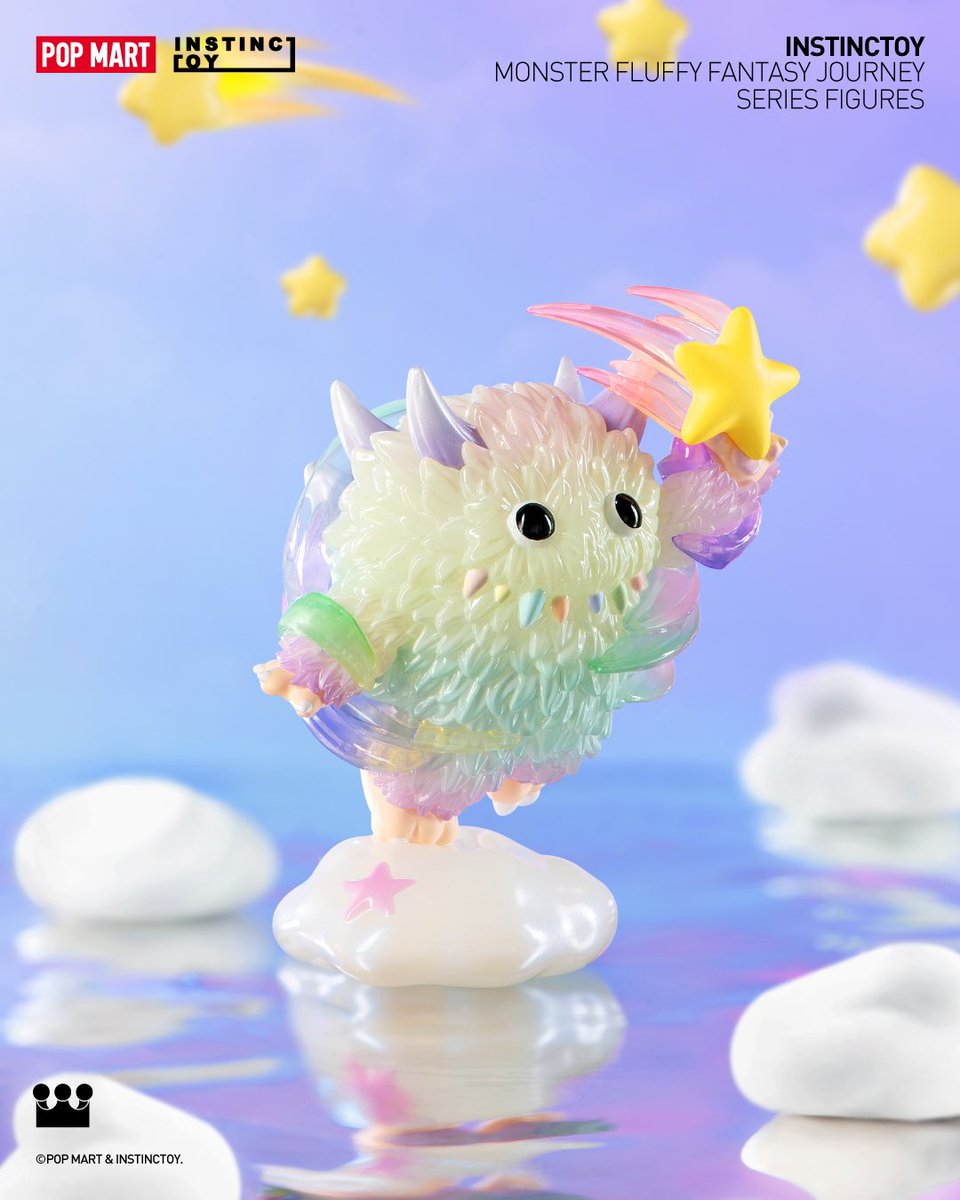 💫INSTINCTOY Monster Fluffy Fantasy Journey シリーズ 好奇心旺盛な