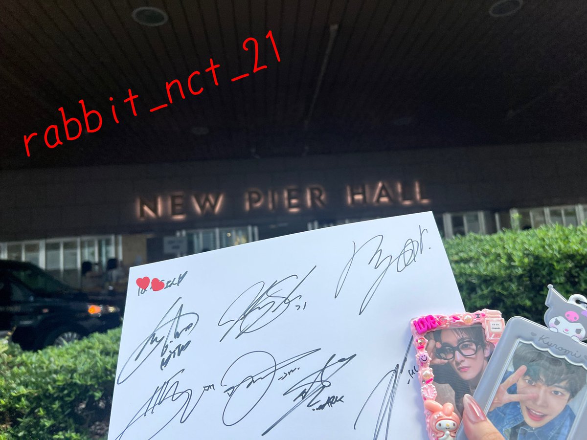 NCT 127 WALK ミューモ イリチル リリイベ メンバー全員サイン会 レポ