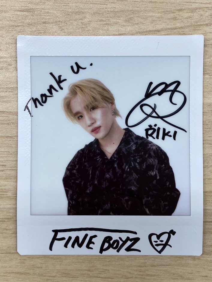BALLISTIK BOYZ 直筆サイン入りチェキ BALLISTIK BOYS直筆サイン入り