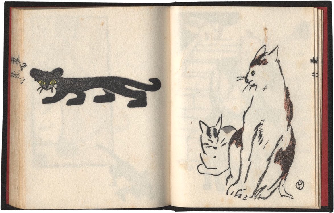 木版豆本「猫」竹久夢二作（貴重豆本）