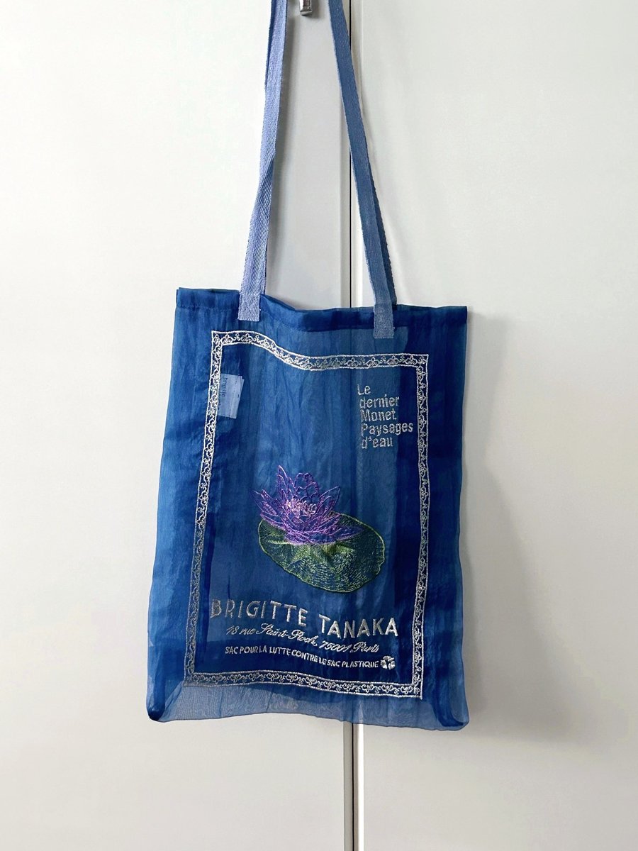 モネ 睡蓮のとき」展 × Brigitte Tanakaのオーガンジーバッグ