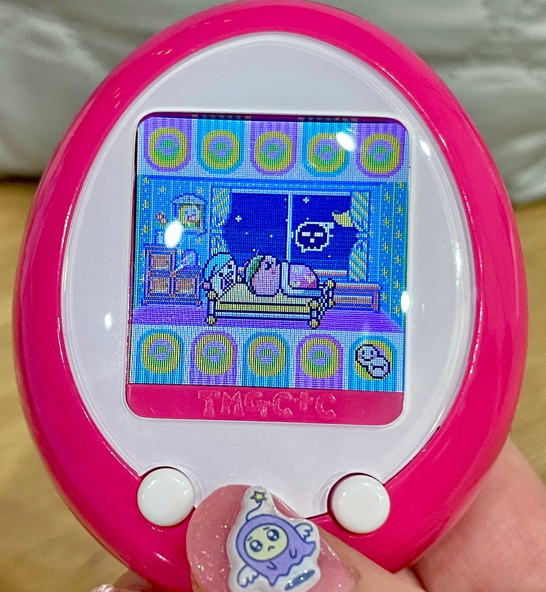 病気のまま寝ちゃう子多くて、ごめんて感じ🥲 マゼンタ可愛い。カラー