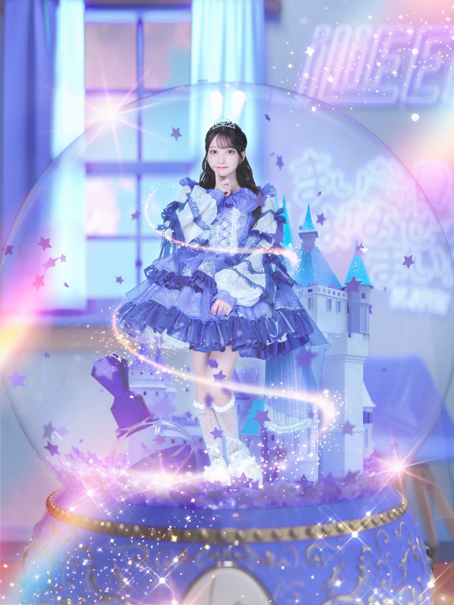 新アー写公開】 ♥華瀬まい ♡担当カラー 青 ♥まいから目がはなせまい