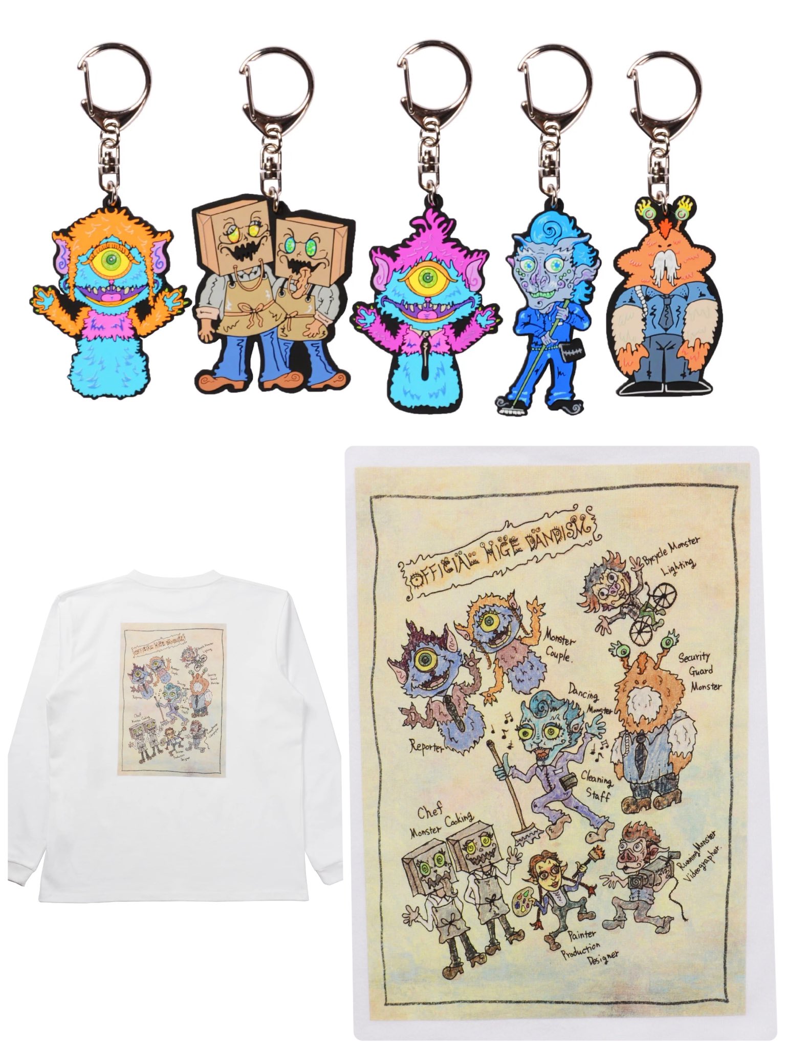 ヒゲダン 10周年ファンクラブ限定ベースボールシャツ & バンドセット