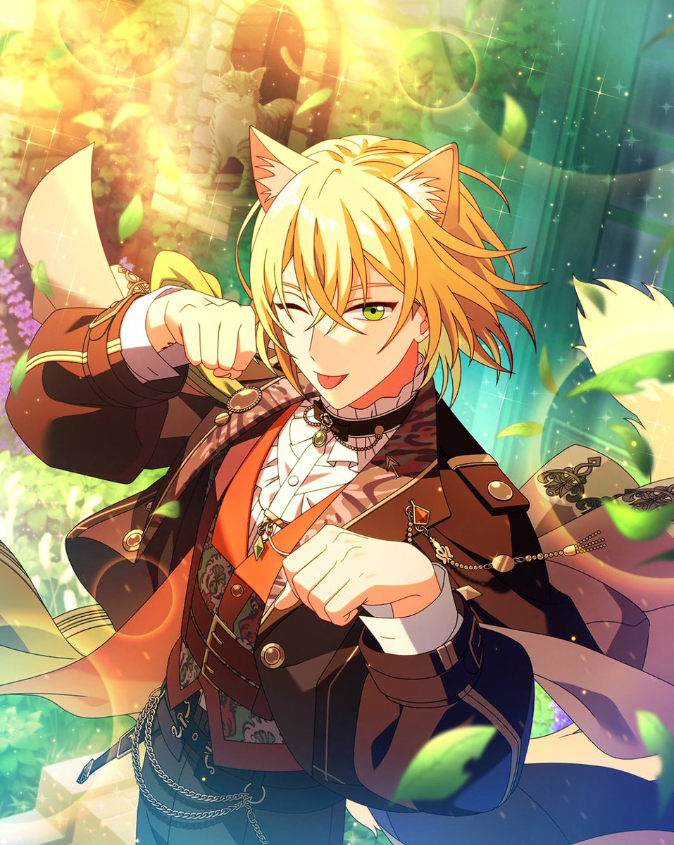 フルカードイラスト 《猫まどろむ静穏の木漏れ日で》SSR 【猫耳は受難