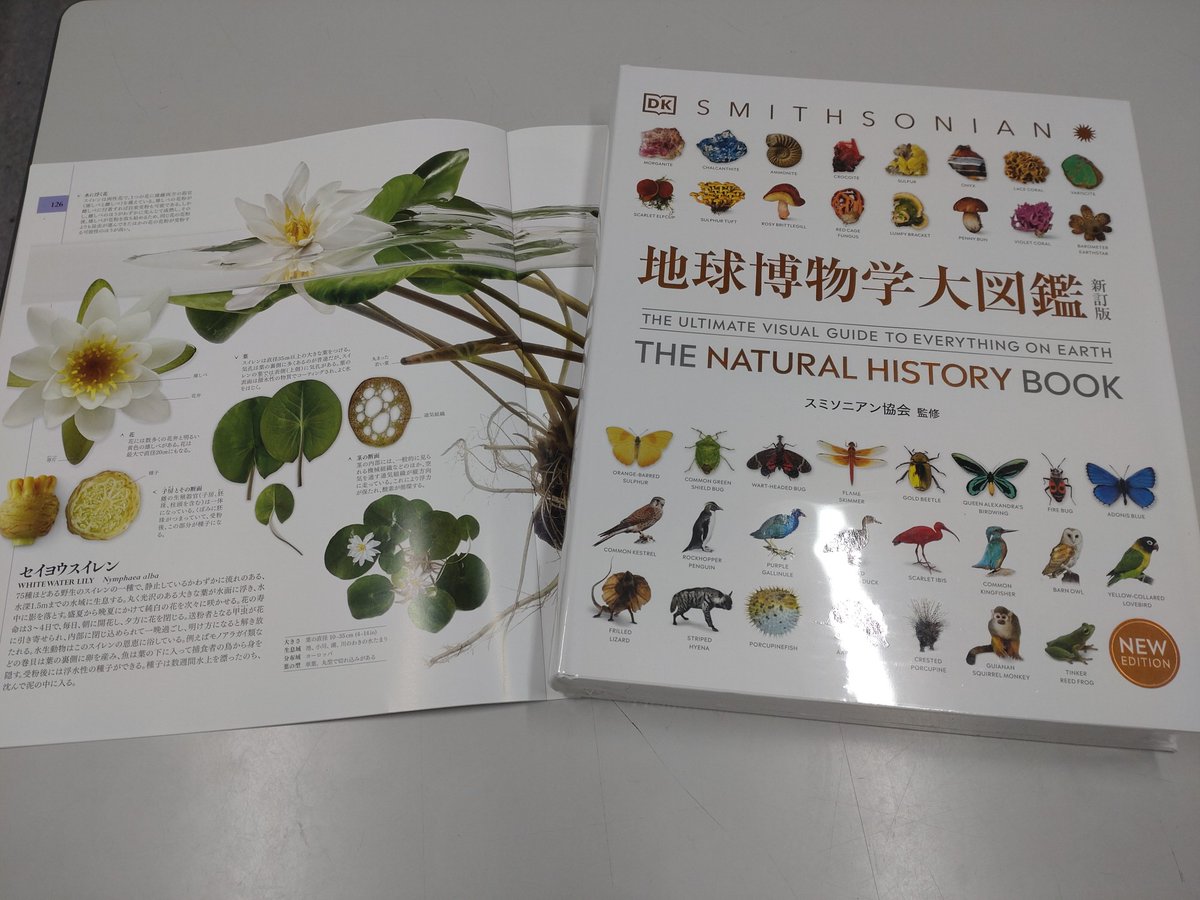 自然科学】おすすめの一冊 「地球博物学大図鑑」ページを開くと、ここ