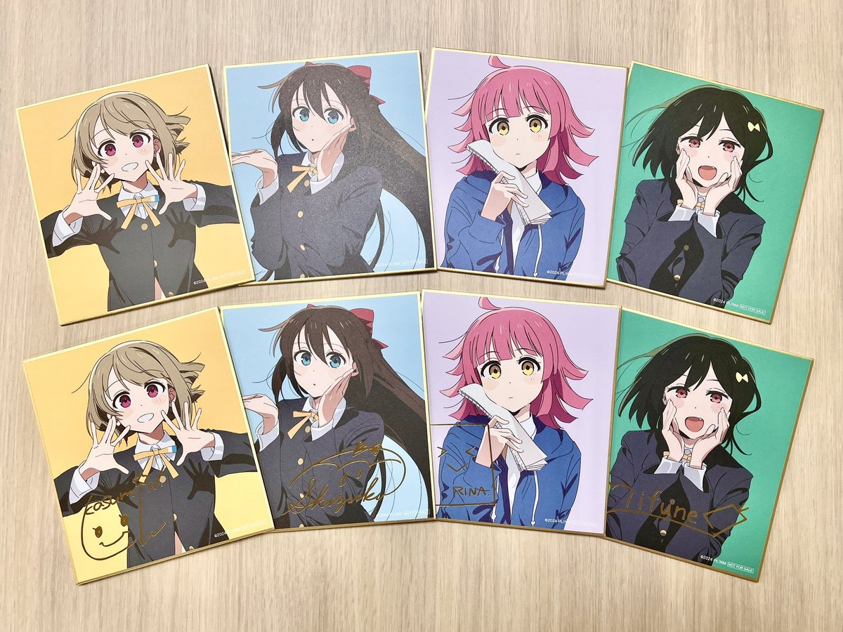 🎁#えいがさき 入場者プレゼント🎁 2週目は1年生4人の 描きおろし