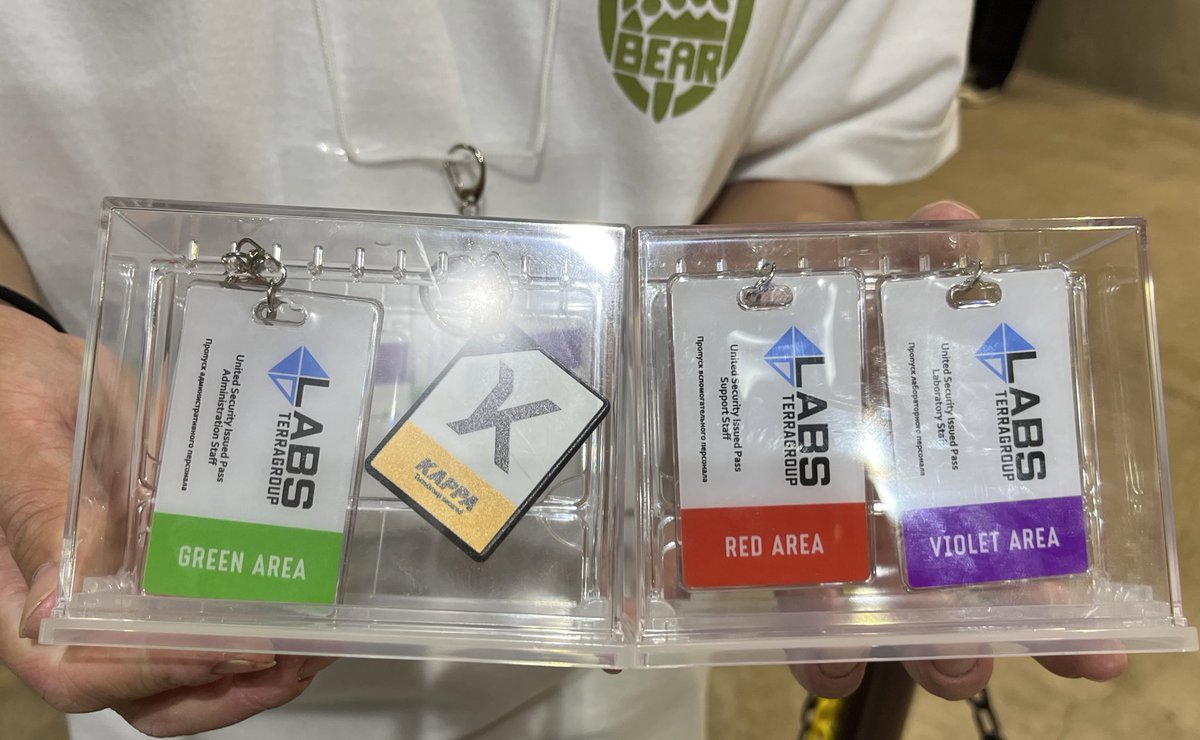 物販のお品書きにあった未検索部分のアイテムです。 SNS掲載許可を頂き