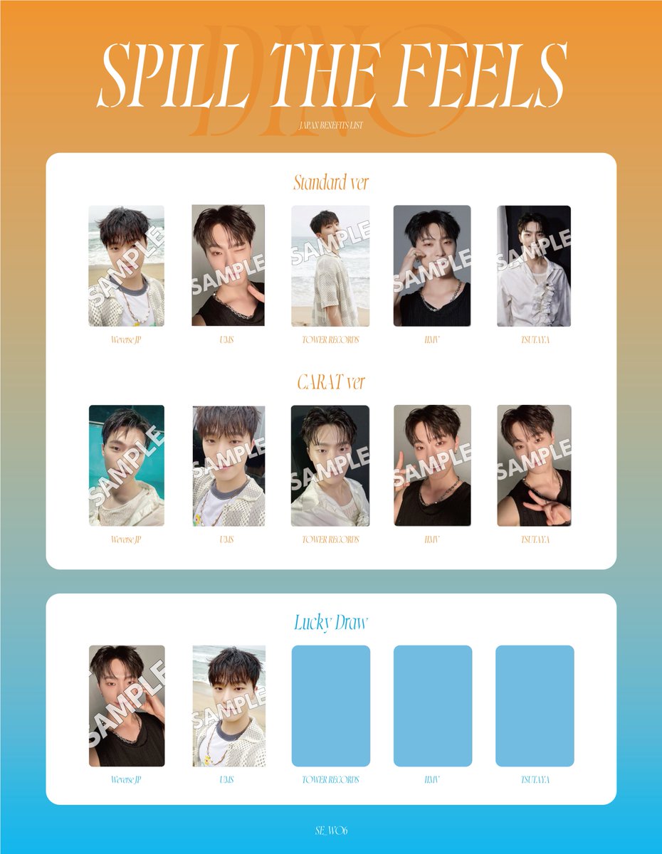 セブチ SEVENTEEN SPILL THE FEELS 店舗特典 トレカ 一覧 交換