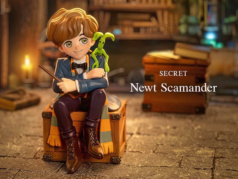 POPMART から ニュートのトランクの中をフィギュア化した