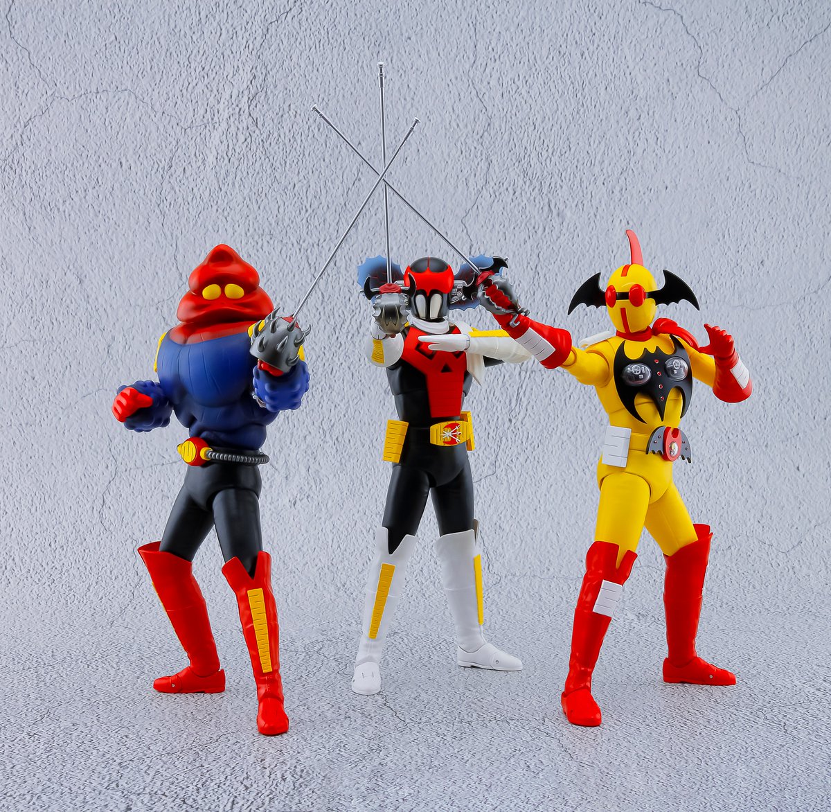 アクマイザー3】特撮合金「ザビタン」「イビル」「ガブラ」可動