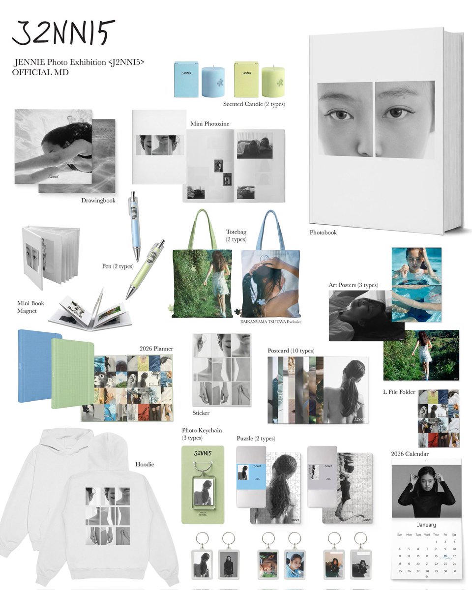 POPUP入場につきまして】 JENNIE 写真展 'J2NNI5' POP UP in 代官山 蔦