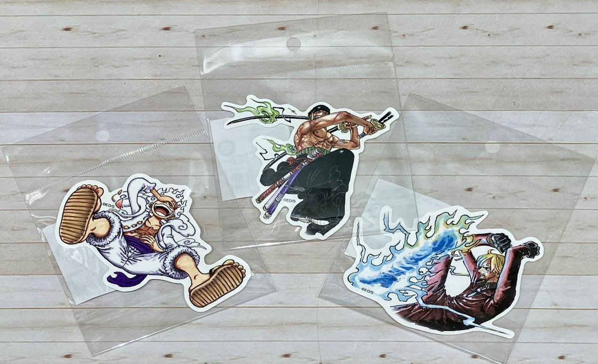 再入荷】原画商品 『ONE PIECE』ダイカットステッカー 各種 550円(税込
