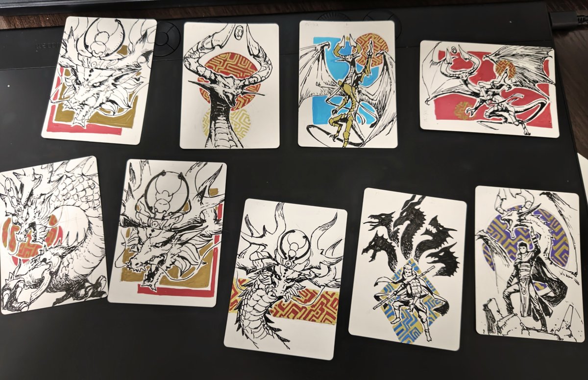 東京MTGさんにお取扱いいただく予定のアーティストプルーフです