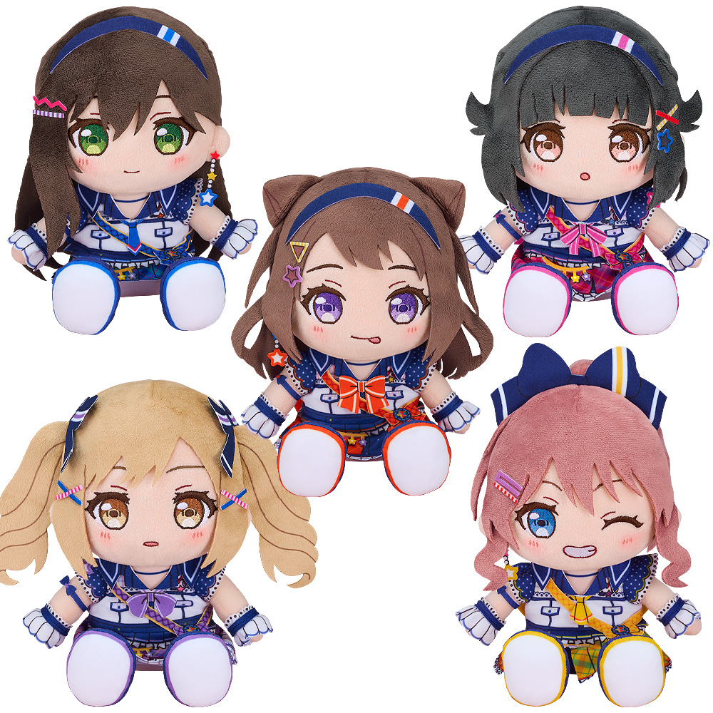 ⭐ 再販情報 ⭐ ぬいぐるみ Poppin'Party 戸山 香澄/花園 たえ/牛込