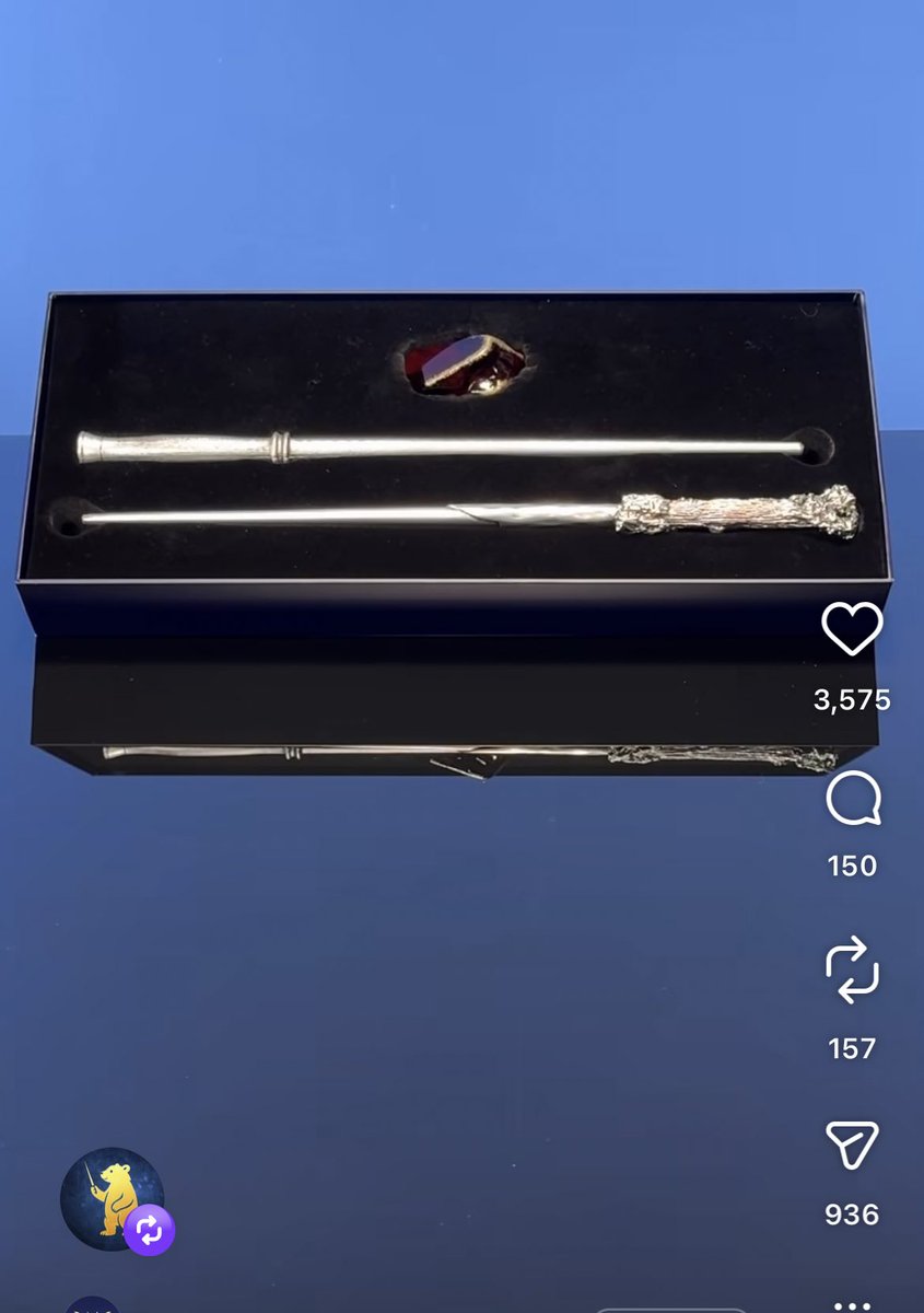 ノーブルコレクションが賢者の石25周年を祝ってシルバーのハリーの杖