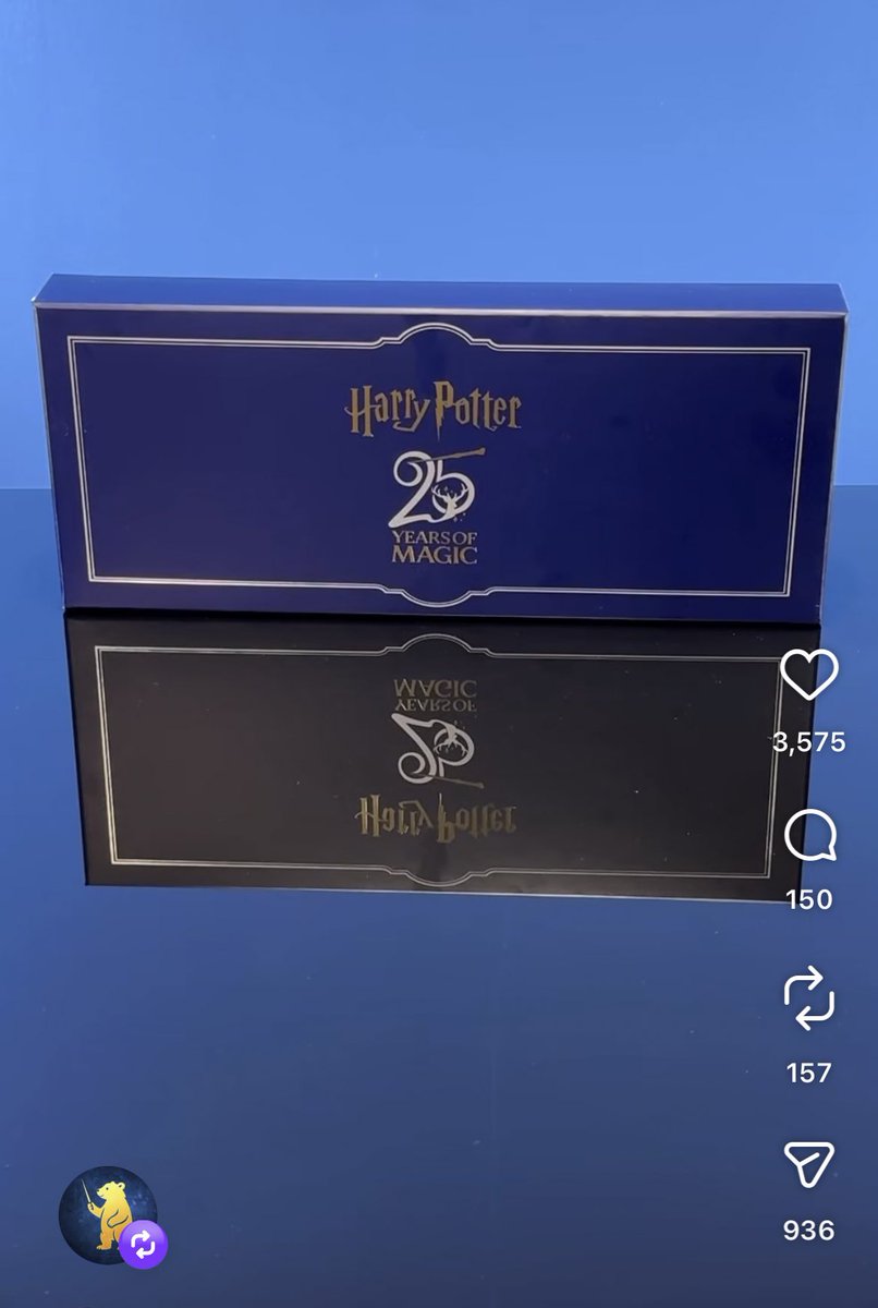 ノーブルコレクションが賢者の石25周年を祝ってシルバーのハリーの杖