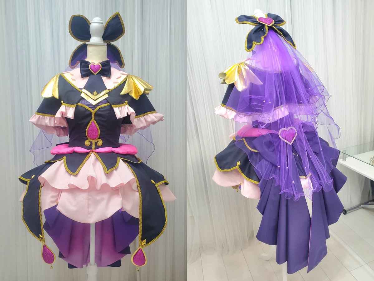 名探偵プリキュア キュアアルカナ・シャドウ コスプレ衣装が完成しま