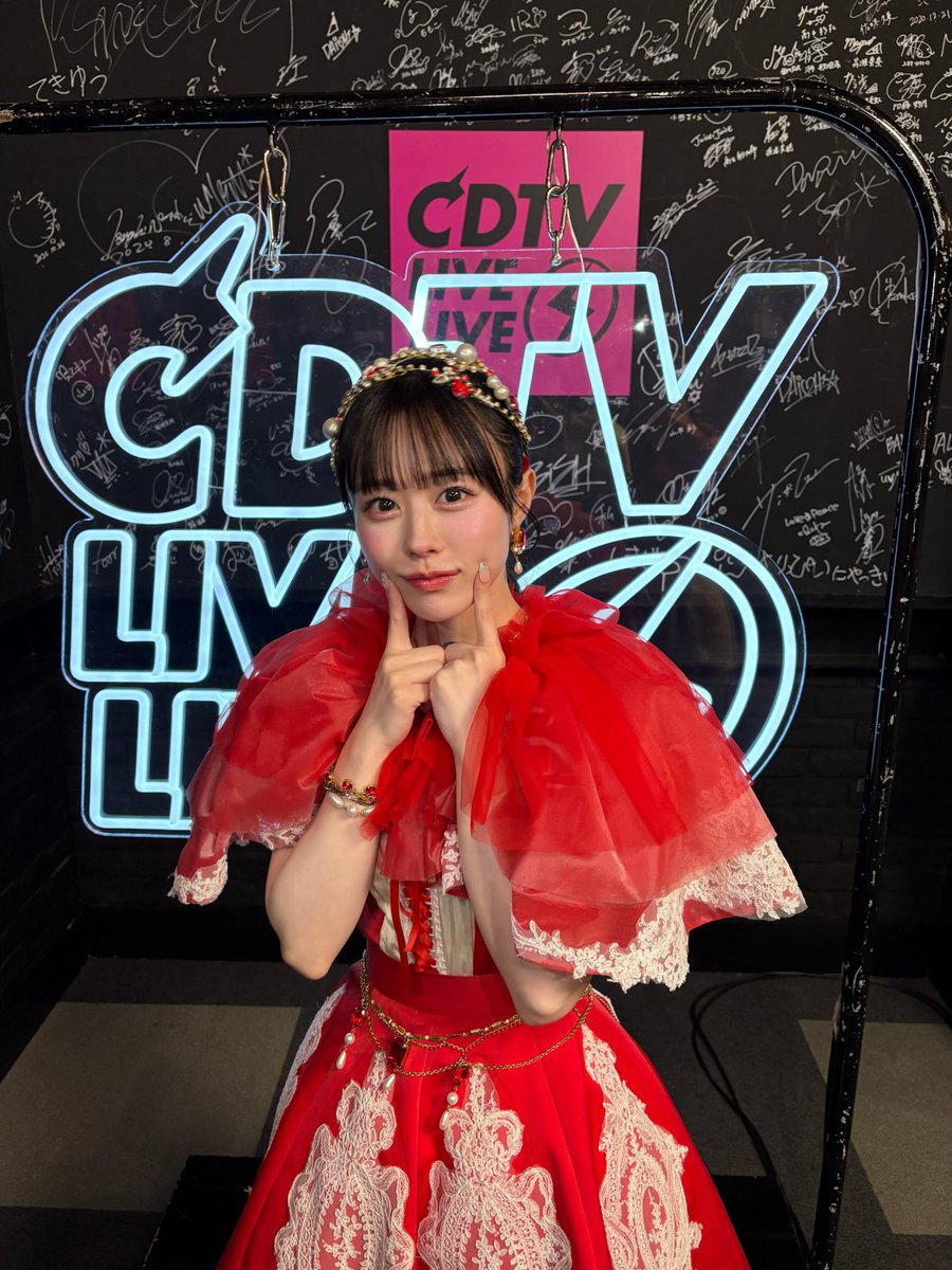 CDTVライブライブ』出演させていただきました！ CUTIE STREETの赤色