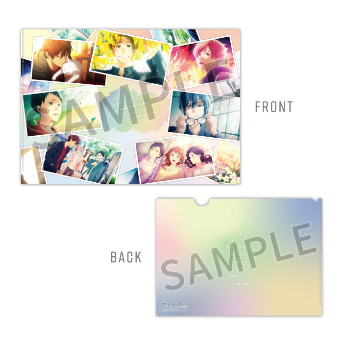 ツルネ」シリーズ】 「スクエア缶バッジコレクション【A】」「クリア