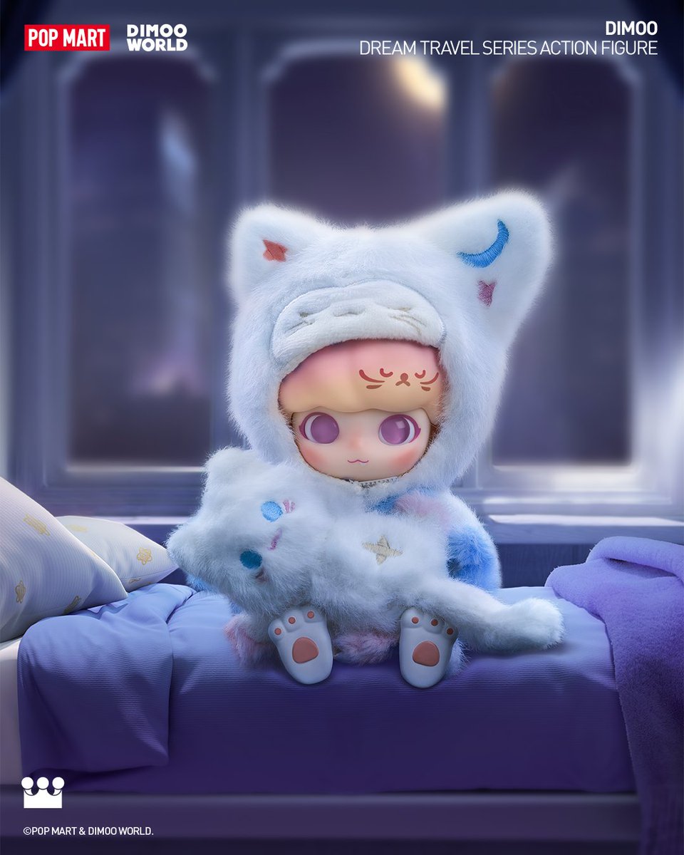 ☺️DIMOO Dream Travel シリーズアクションフィギュア 夢の中でDIMOO