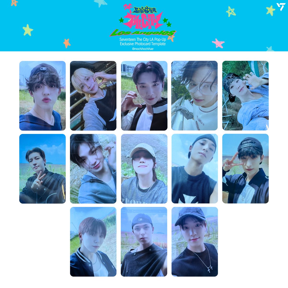 seventeen the city: los angeles — pop-up exclusive photocard