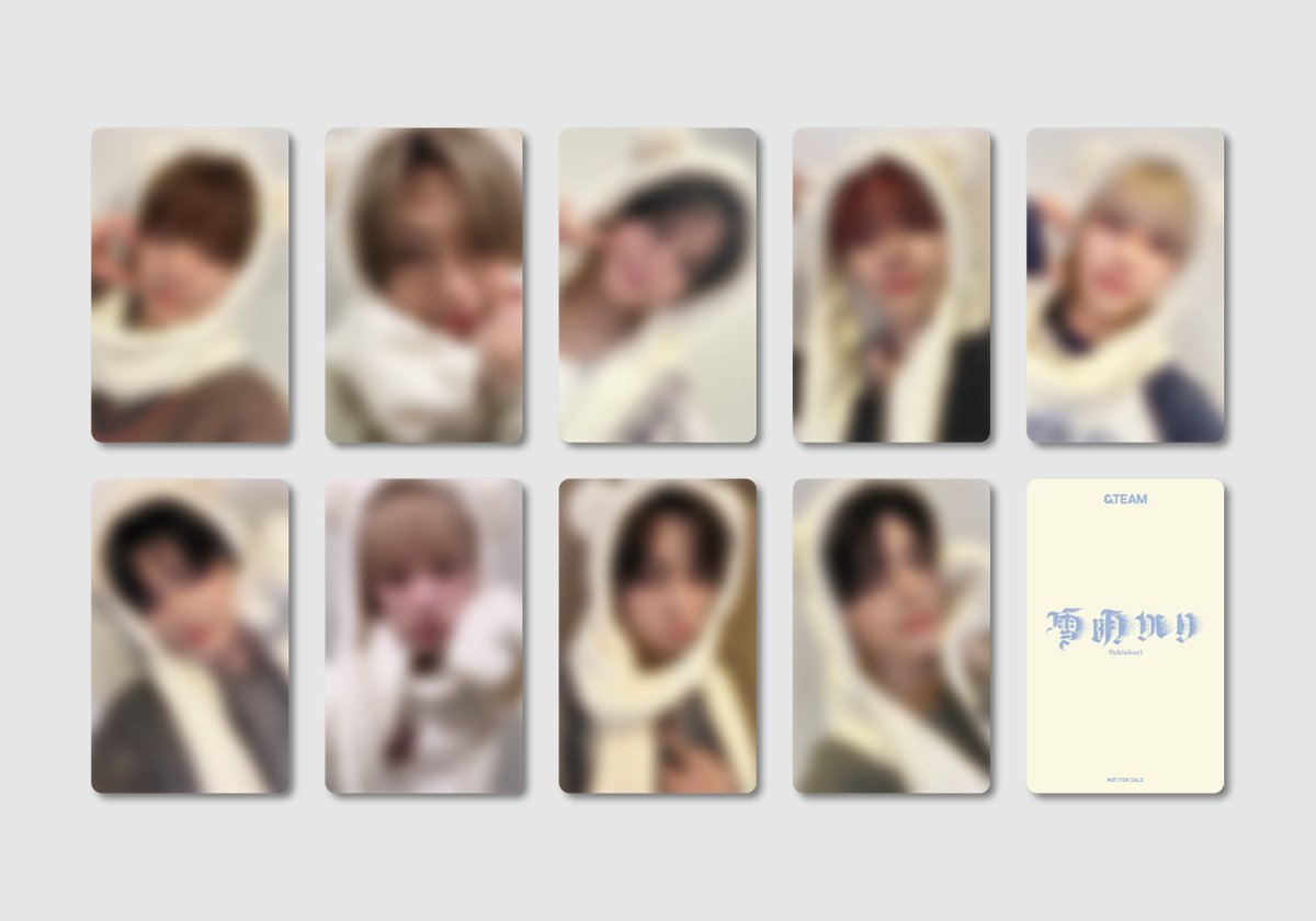 必ず届く！ふわふわアニマルフォトカード🧸💭 ＼ &TEAM 2nd ALBUM『雪