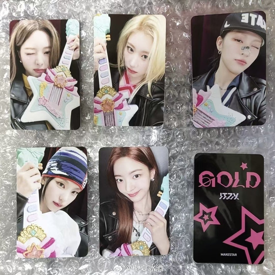 itzy GOLD makestar 限定 特典 イチゴ 5枚セット ITZY - 2nd アルバム