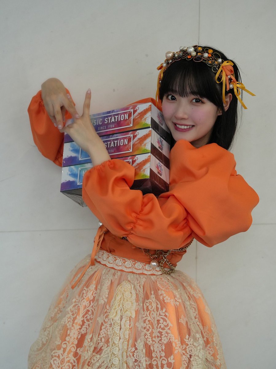 Mステありがとうございました！ CUTIE STREET の オレンジ色担当 川本