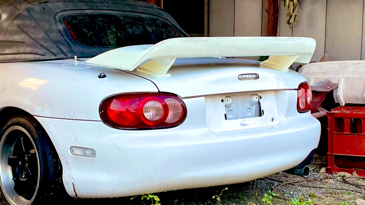 NBロードスター用のリアスポイラーが出来上がりました🔥🔥🔥 今月中に