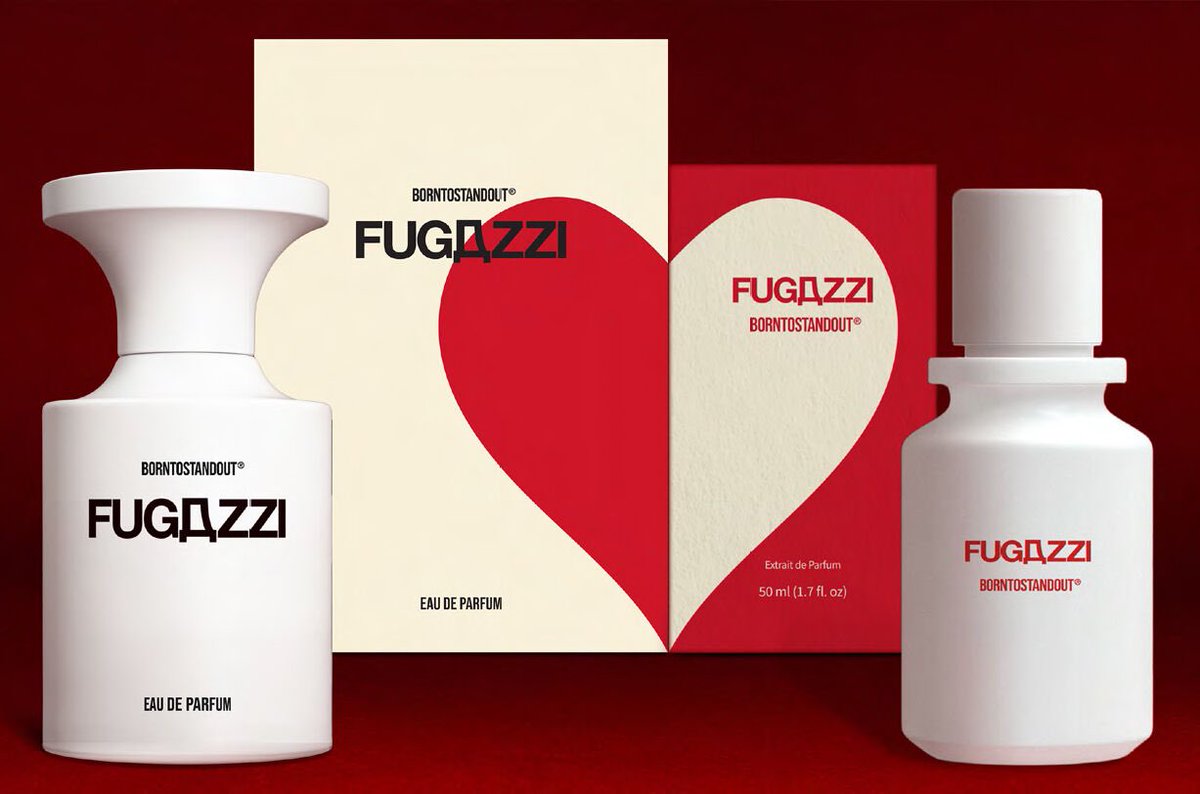 ボーン トゥ スタンド アウトとフガッジが互いの名前の香水を出し合う