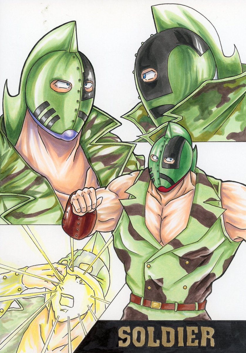 今日は11月29日 良い肉の日。今日の一枚は 最強の兄貴。イラストNo.8