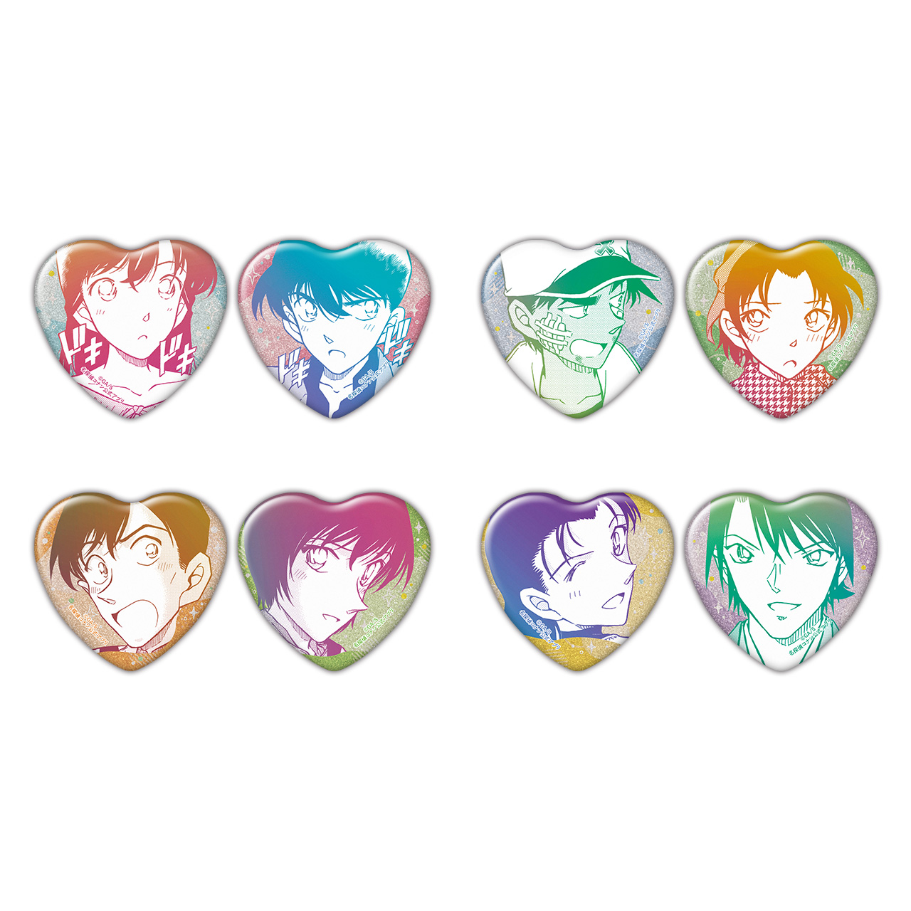 コナンランド 名探偵コナン 公式アプリ 原作缶バッジ 赤井秀一 10点