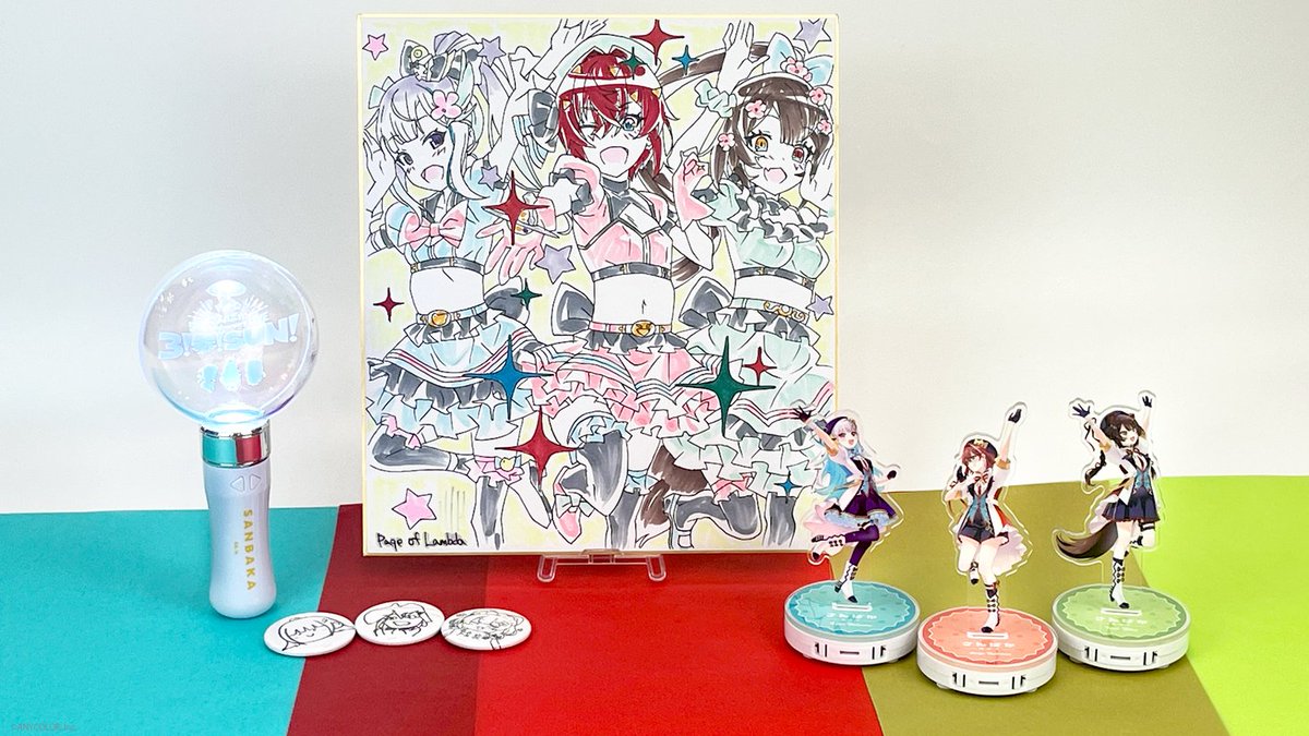 OPアニメ監督 松浦力さんより 色紙イラストをいただきました