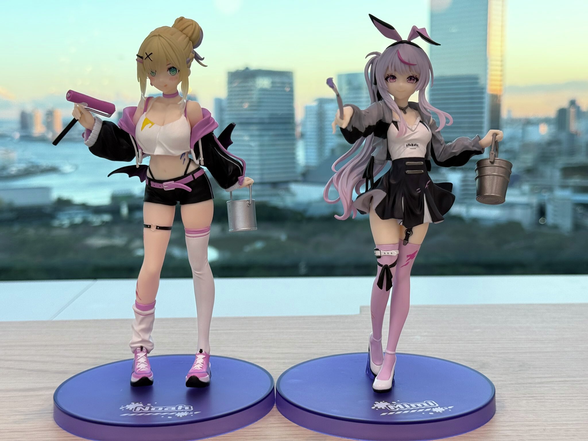 GIGO ぶいすぽっ！スケールフィギュア 11体セットアクスタ3 バッヂ1 ぶ