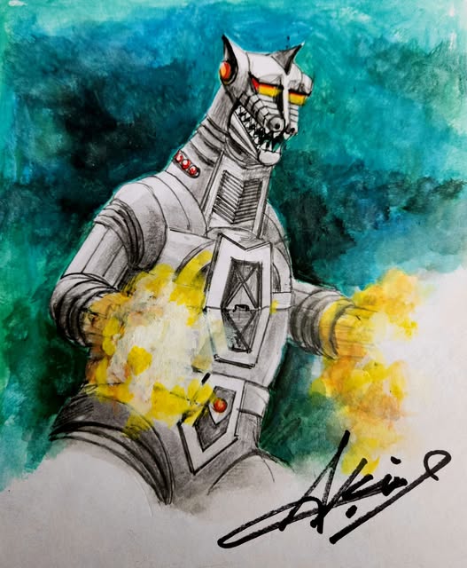 正月からメカゴジラ!! (井口昭彦先生ご本人から） 映像美術愛好家の